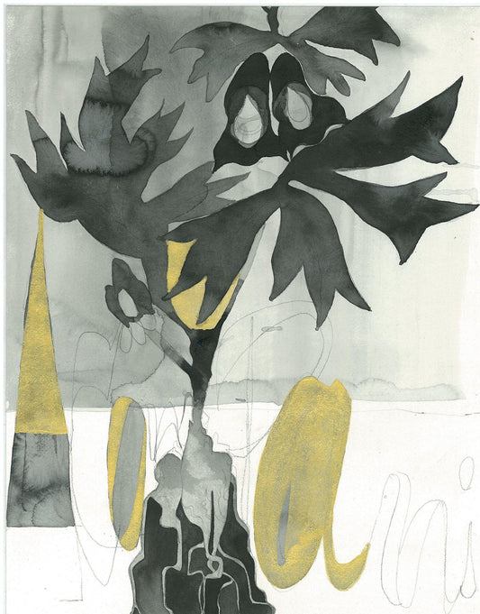 丸亀ひろや《植物図鑑よりトリ カブトⅢ》